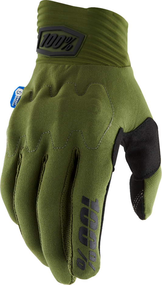 Cognito Smart Shock Gloves - Army Green/Black - 2XL
