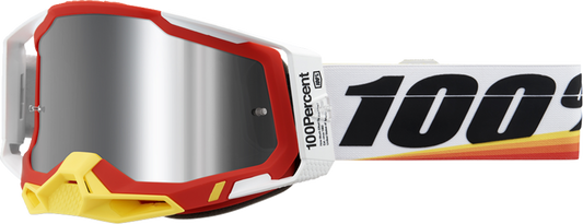 Racecraft 2 Goggles - Arsham Red - Silver Flash Mirror