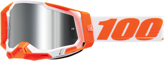 Racecraft 2 Goggles - Orange - Silver Flash Mirror