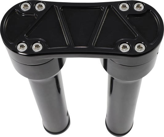 Risers - Threaded - 10" - Black