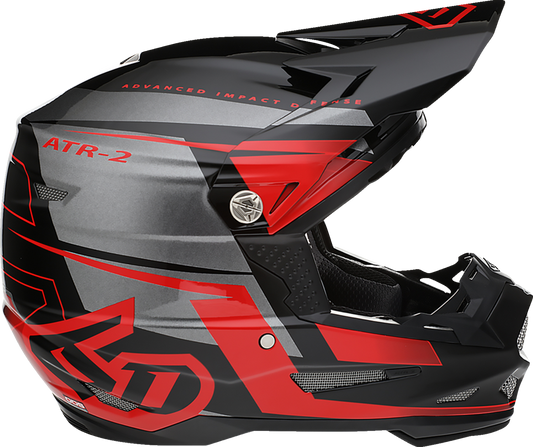 ATR-2 Helmet - Mach - Red/Gray/Black - 2XL