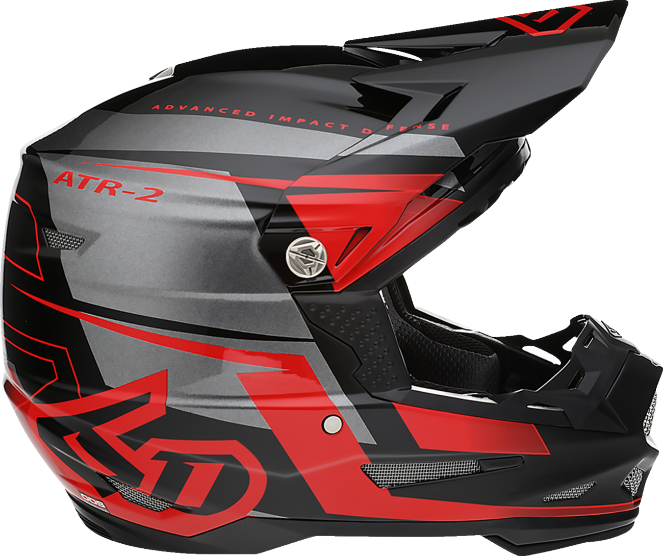 ATR-2 Helmet - Mach - Red/Gray/Black - Small