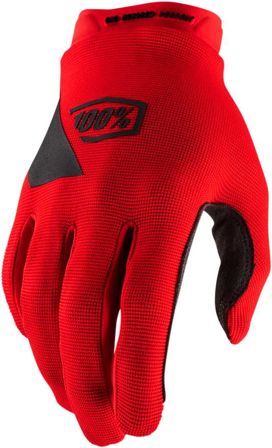 Youth Ridecamp Gloves - Red - Small