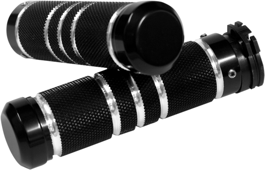 Grips - Knurled - Grooved - Black