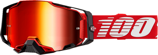 Armega Goggle - Red - Red Mirror