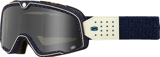 Barstow Goggle - Denim - Dark Smoke