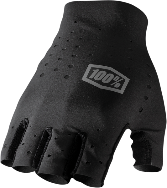 Sling Short Finger Gloves - Black - Medium