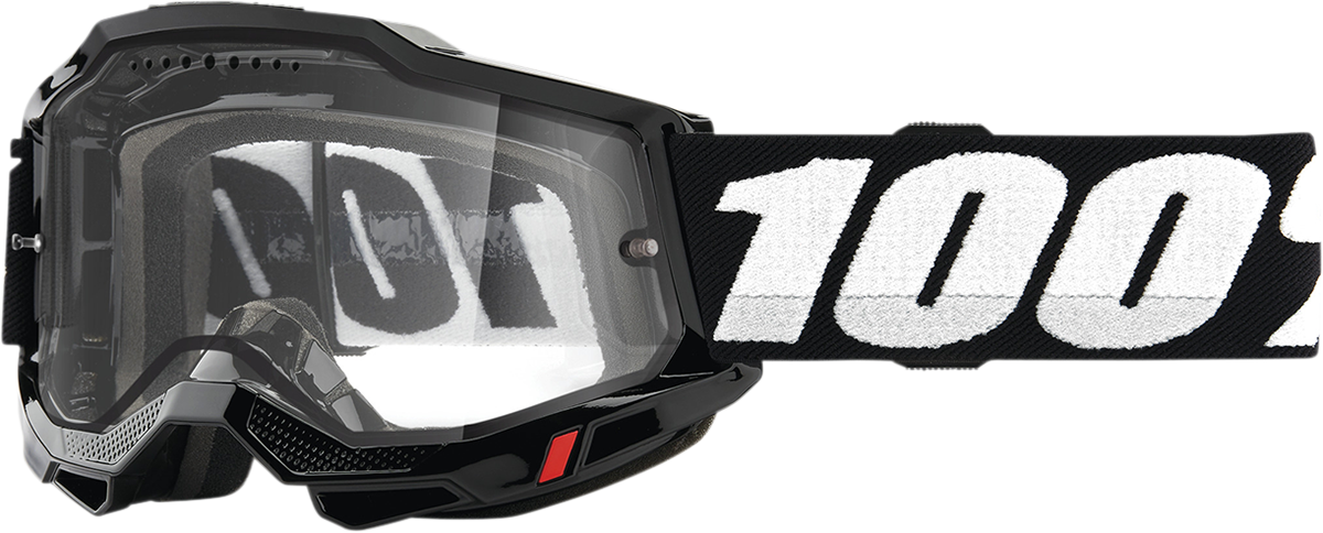 Accuri 2 Enduro MTB Goggles - Black - Clear