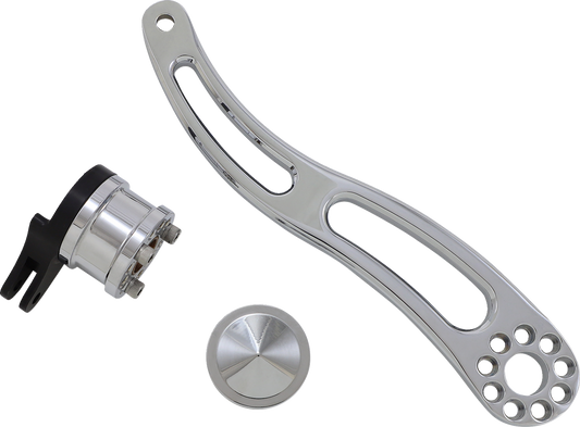 Brake Arm - Slotted - Chrome - FL