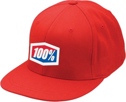 Official Flexfit® Hat - Red - Small/Medium