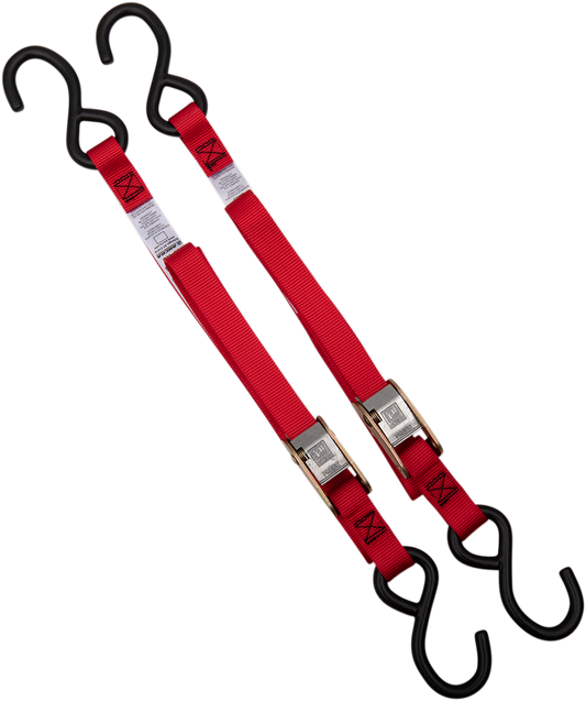 Standard Tie-Downs - 1" x 5-1/2' - Red