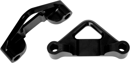 Hot Legs/Bagger Legs Fender Spacers - Black - 0.8125" Spacer - For 6-3/8" Width Fender