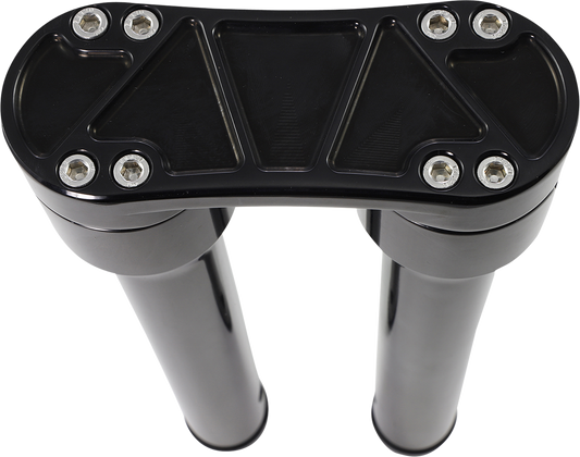 Risers - Threaded - 12" - Black