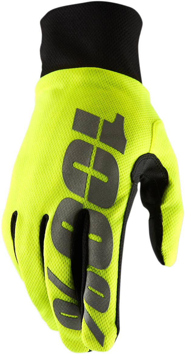 Hydromatic Waterproof Gloves - Fluo Yellow - Small