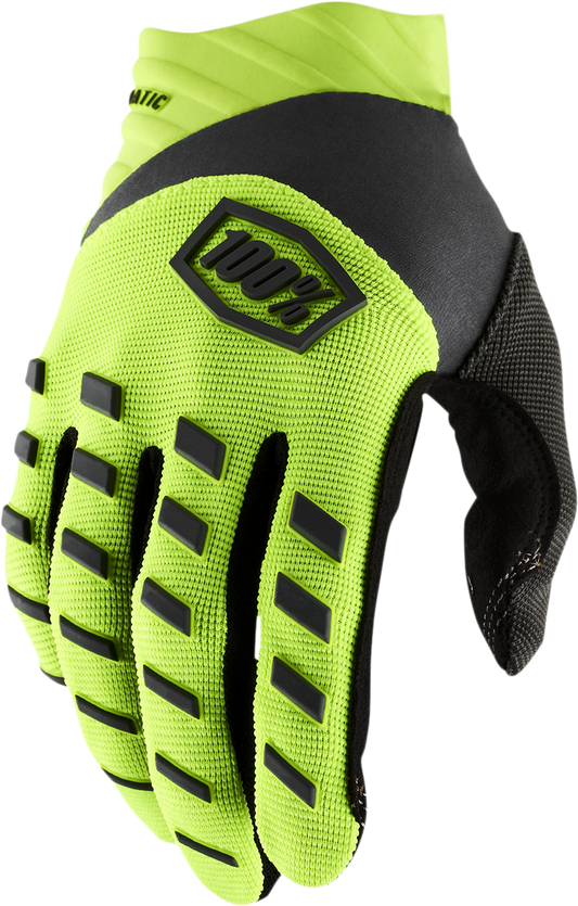 Youth Airmatic Gloves - Fluo Yellow/Black - XL