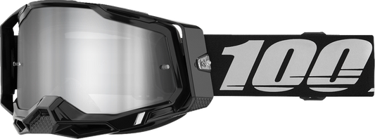 Racecraft 2 Goggle - Black - Silver Mirror