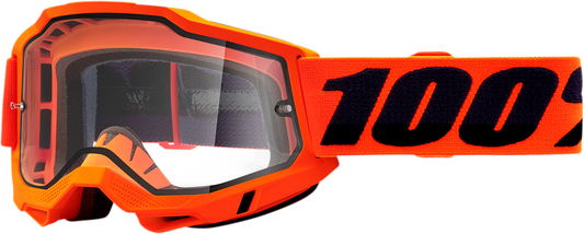 Accuri 2 Enduro Goggles - Neon Orange - Clear