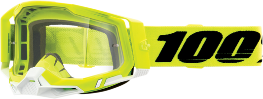 Racecraft 2 Goggles - Fluo Yellow - Clear