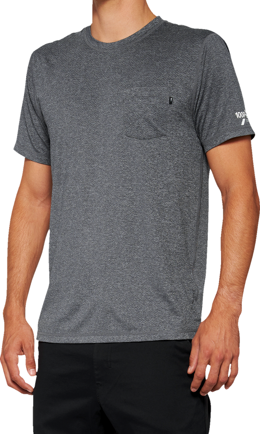 Mission Athletic T-Shirt - Charcoal - XL