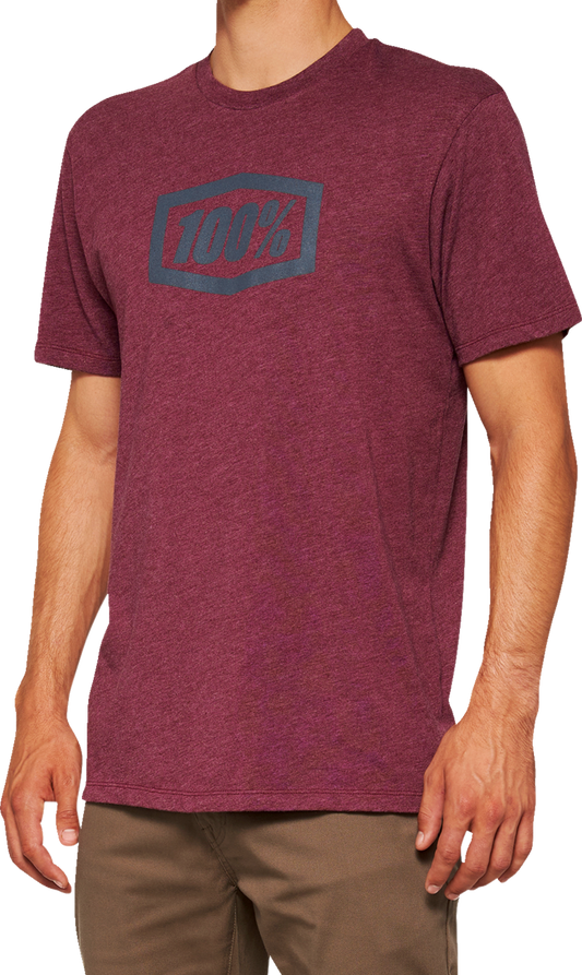Icon T-Shirt - Maroon - Small