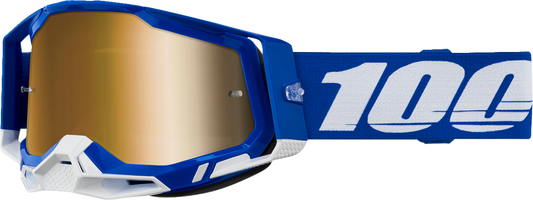 Racecraft 2 Goggle - Blue - Gold Mirror