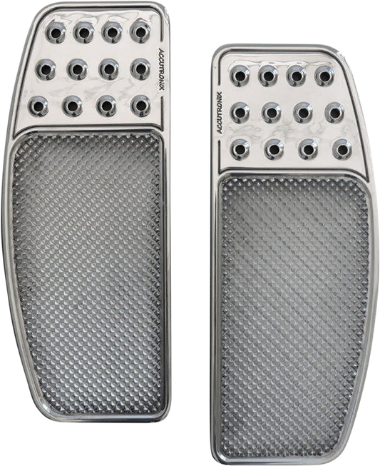 Front Floorboards - Chrome Knurled