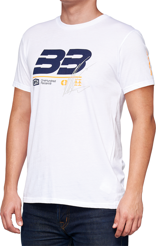 BB33 Signature T-Shirt - White - Small