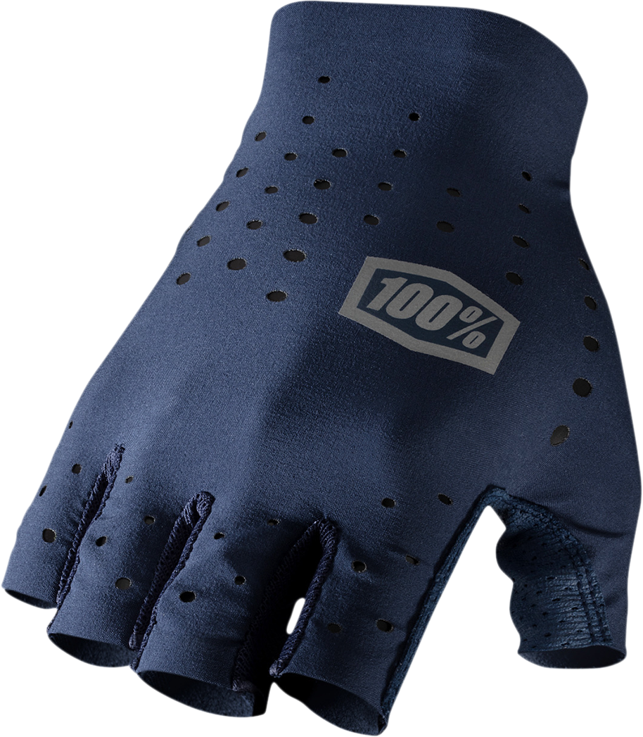 Sling Short Finger Gloves - Navy - XL