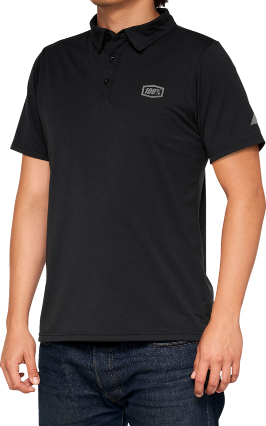 Corpo Polo Shirt - Black/Gray - XL