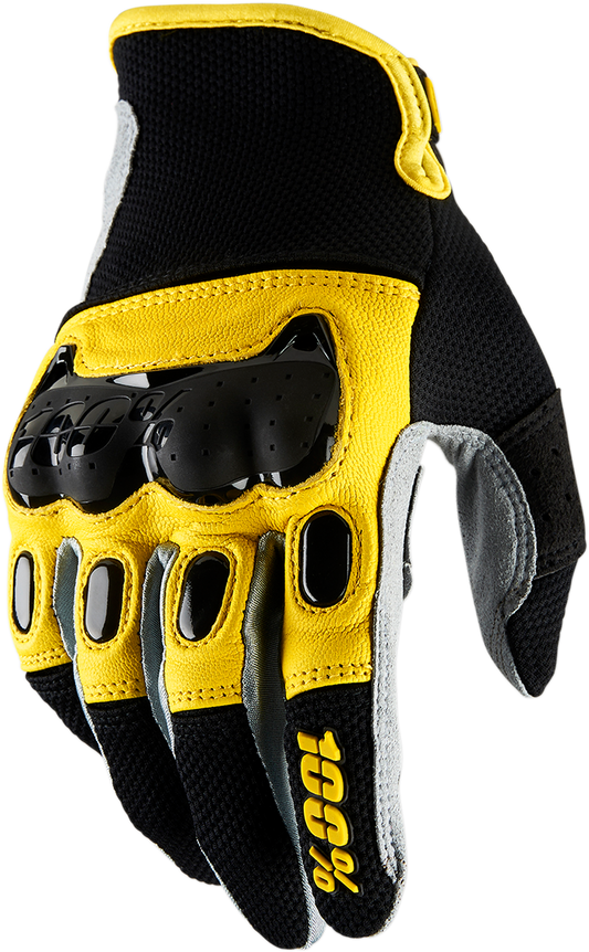 Derestricted Gloves - Black/Yellow - Small