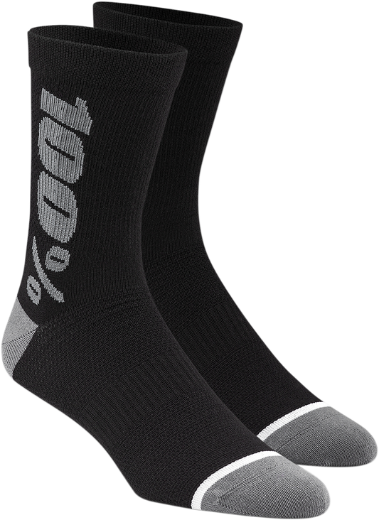 Merino Wool Performance Socks - Black/Gray - Large/XL