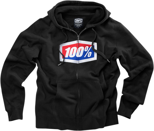 Official Fleece Zip-Up Hoodie - Black - Small