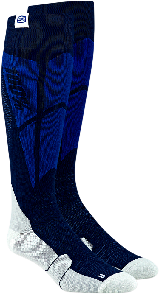 Hi-Side Performance Socks - Navy/Gray - Small/Medium