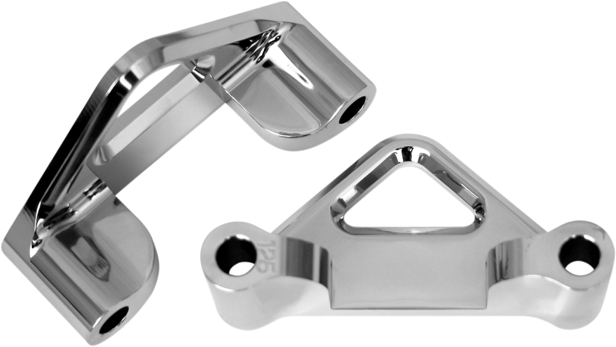 Hot Legs/Bagger Legs Fender Spacers - Chrome - 1.25" Spacer - For 5-1/2" Width Fender