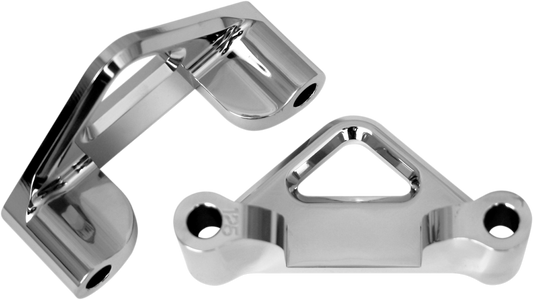 Hot Legs/Bagger Legs Fender Spacers - Chrome - 1.25" Spacer - For 5-1/2" Width Fender