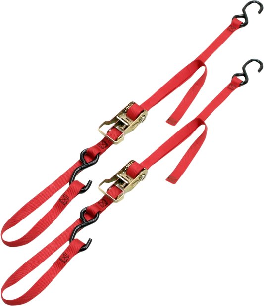 Integra Rat Pak Tie-Downs - 1" x 6' - Red