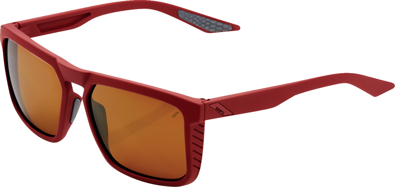 Renshaw Glasses - Crimson - Bronze