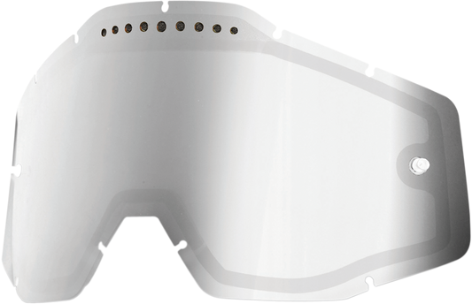 Accuri/Racecraft/Strata Dual Lens - Vented - Silver Mirror