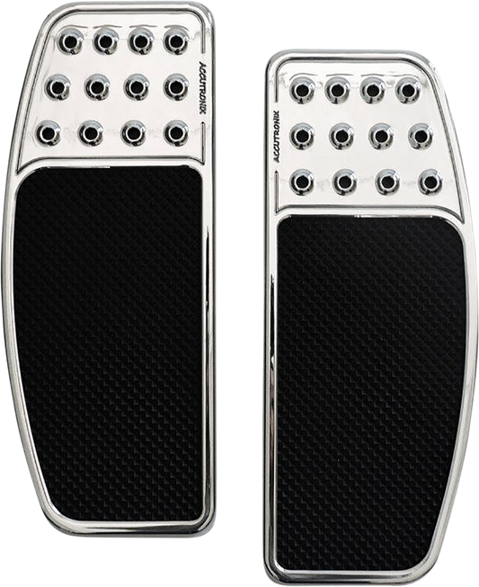 Front Floorboards - Chrome w/ Rubber Inserts