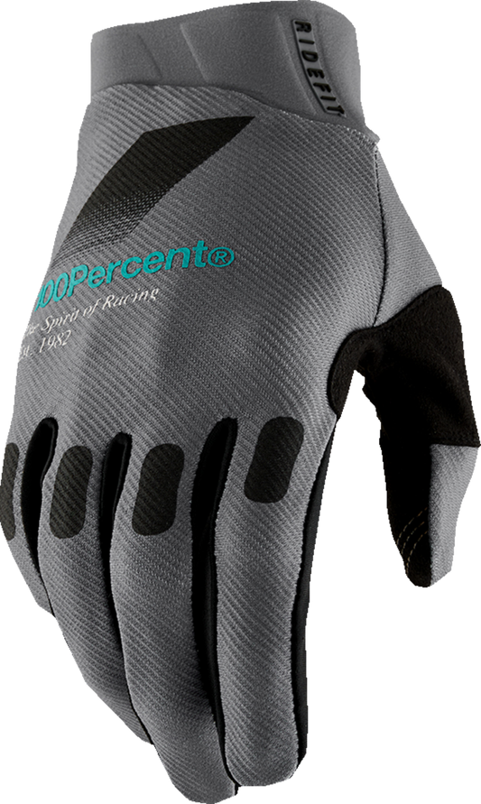 Ridefit Gloves - Petrol - Medium