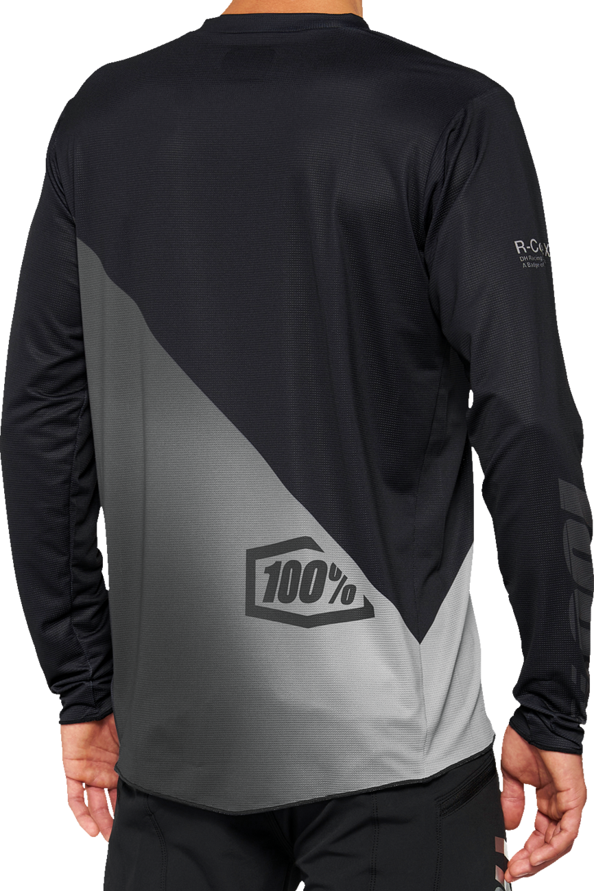 R-Core-X Long-Sleeve Jersey - Black/Gray - XL