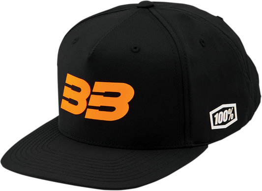 BB33 Hat - Black/Fluo Orange - One Size