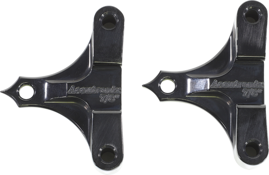 Hot Legs/Bagger Legs Fender Spacers - Black - 0.875" Spacer - For 5-1/2" Width Fender