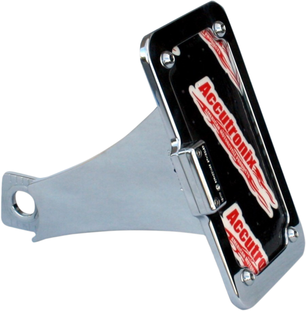 Side mount License Plate Assembly - Chrome