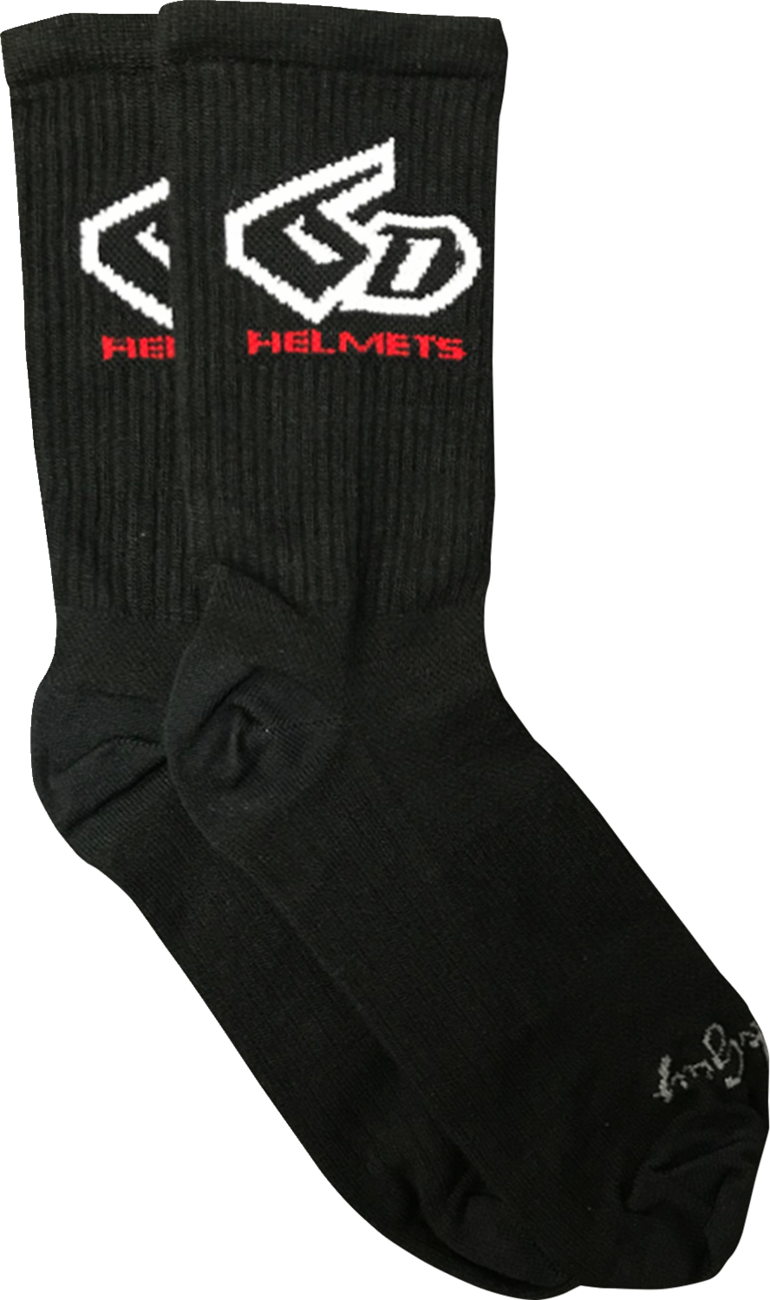 6D Cycling Socks - Black - Small/Medium