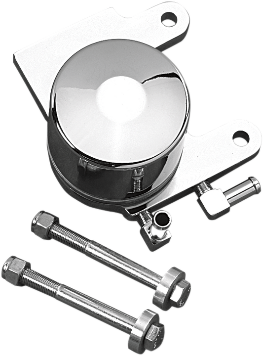Oil Filter Mount - Chrome