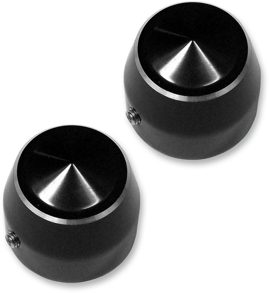 Axle Caps - Black - Elite - 1"