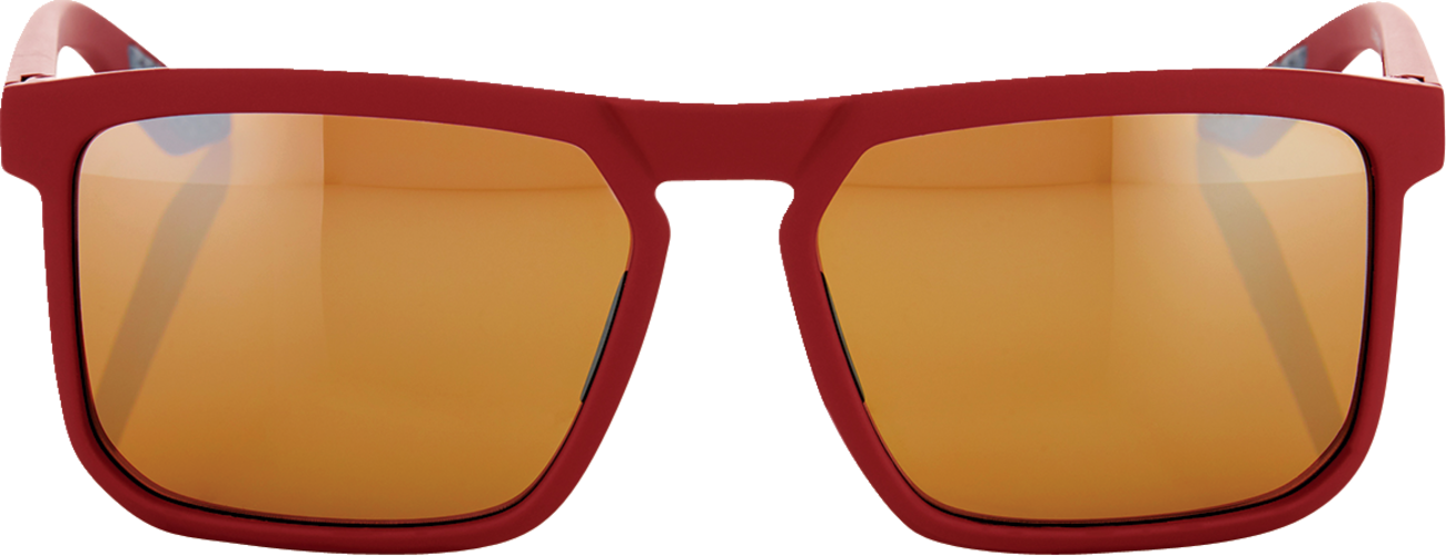 Renshaw Glasses - Crimson - Bronze