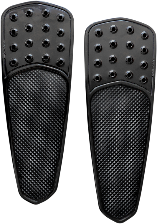 Front Floorboards - Extended - Black - Drilled - Teardrop - Chief