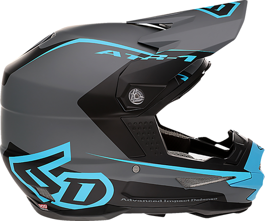 ATR-1 Helmet - Stealth - Cyan - Large